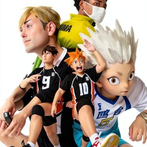 Haikyu!! Vol 1 Illustrated Manga by VIZ Media Sports Comic 200 Pages-0
