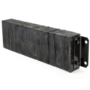 Guardian Dock Bumper 38W x 10H x 4.5D Horizontal Laminated Rubber-0