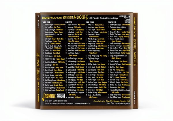 Bands That Can Boogie Woogie Jasmine Music 4‑Disc Remastered CD-0