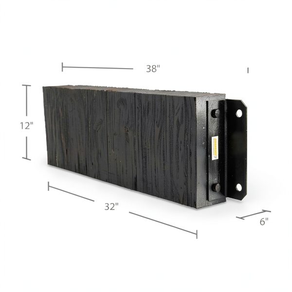 Guardian Laminated Rubber Bumper Loading Dock 36" W x 12" H x 4.5" D-4