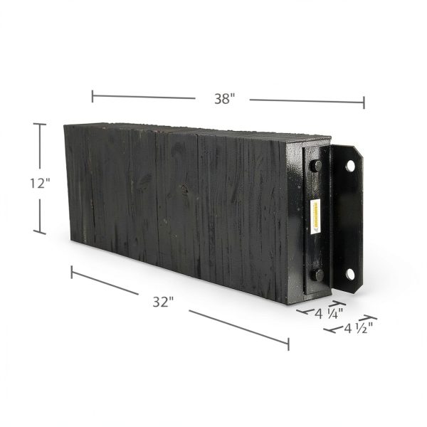 Guardian Laminated Rubber Bumper Loading Dock 36" W x 12" H x 4.5" D-1