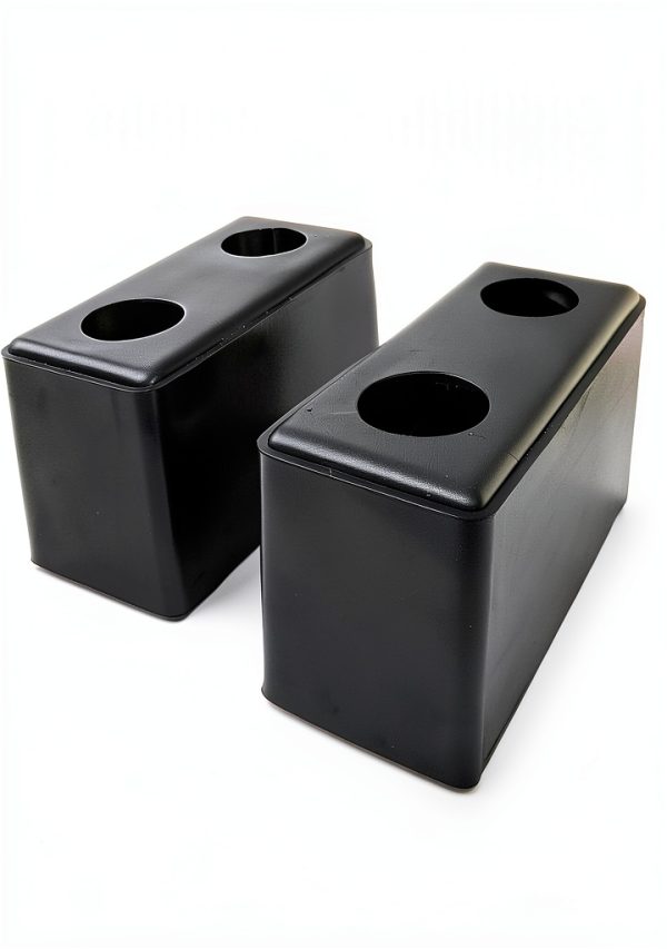 Rubber Bumper Block Dock Buffers Raneped 6x3x3 Inch Steel Washers-0