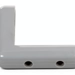 Rubber Corner Guard Vestil CB-4 20pcs 7/8in Gray Industrial-0