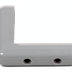 Rubber Corner Guard Vestil CB-4 20pcs 7/8in Gray Industrial-0