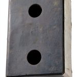 Molded Rubber Bumper 2 Hole 4" x 10" x 13" Bumpers Dock Bumper-0