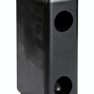 Buyers Products B5264 Molded Rubber Bumper, 2-1/2 X 4-1/8 X 6-3/4 Inch, Set of Two Bumpers For Truck And Trailer Protection, Durable Dock Bumper For Equipment And Delivery Bays-0