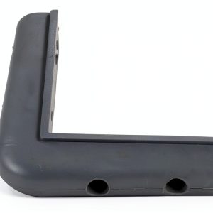 Vestil CB-1 Corner and Surface Guard Gray Thermoplastic Rubber 3-1/8"-0
