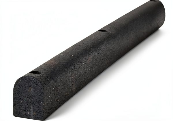 Heavy Duty Rubber Dock Bumper by Playsafer 4ft x 3in x 4in Black-0
